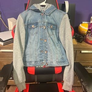 Hooded Jean Jacket